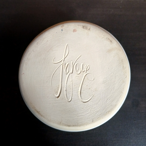 Flo Greig Studio Art Pottery Floral Chamberstick Candleholder - Picture 14 of 14